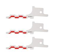 3Pcs Reciprocating Sawing Cutter Steel Sawing Cutting Power Tool for Plasterboard 86/85 Type Wire Box Hole Opening Wall Access
