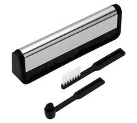 3pcs Record Cleaner Brush and Stylus Cleaning Kit, Vinyl Record Cleaning Brush Stylus Cleaner Carbon Fibre Stylus Brush Anti-Static Turntable Needle Brush for Record Player Stylus Accessories