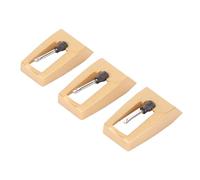 3pcs Record Player Stylus Replacement, Turntable Record Player Needle with Cleaning Brush Set Supports Playback of 33 1/3, 45PRM Records, Easy to Install