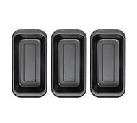 3Pcs Rectangular Baking Pan, 15x8x4.5cm / 5.9x3.1x1.8in Cake Bread Baking Mold Rectangular Nonstick Baking Bread Loaf Pan for Home