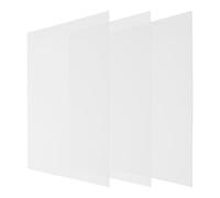 3pcs Rectangular LED Light Diffuser Board Acrylic Frosted White Panel | Quick Replacement for Drop Ceiling Covers and Integrated Lights, Office Use, Resists Yellowing, Consistent Brightness