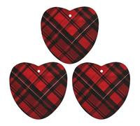 3PCS Red And Black Plaid Car Air Freshener Hanging Scented Cards Cute Gray Car Fresheners Long Lasting New Cars Scents for Women Men Natural Air Freshener with Lanyard Automotive Freshies