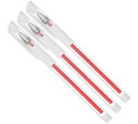 3pcs Red Plastic Position Pens for Permanent Eyebrow and Skin Marking