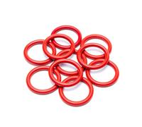 3Pcs Red Rubber O-Ring, Cross-Section 4mm, Wear Resistant Elastic Ring Seal,OD x ID x CS,300x292x4mm