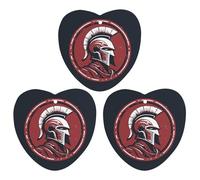 3PCS Red Spartan Helmet Car Air Freshener Hanging Scented Cards Cute White Car Fresheners Long Lasting New Cars Scents for Women Men Natural Air Freshener with Lanyard Automotive Freshies