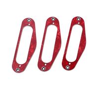 3pcs Red TL Guitar Pickup Frame Mounting Ring for Narrow Hole Single Coil and Humbucker Electric Guitars GB405B