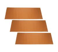 3pcs Replacement Cloth, Non Stick High Heat Liner | Smooth Stick-resistant Surface, Coffee Colour, Supports Easy Peeling onto Hot Baking Stones, for Home Makers and Kitchens