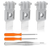 3Pcs Replacement Filament Cutter Blades for Bambulab A1, P1, X1 Series 3D Printers | Precision Metal Cutting Blades with H1.5&H2.0 Screwdrivers, Precision Tweezers | Prevent Filament Jams