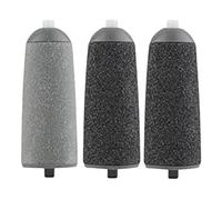 3PCS Replacement Heads Compatible with JML NuYou Pedi Roller - for Flawless Pedi Replacement Foot Grinder Roller Heads, Professional Callus Remover for Silky Smooth Feet (Black)