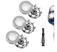 3Pcs Replacement Shaver Heads Compatible with Philips SH30/SH50 Series 1000 2000 3000 5000 with Brush, Shaver Replacement Heads Compatible with Philips Series AT8xx AT7xx PT7xx