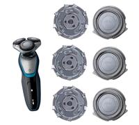 3Pcs Replacement Shaver Heads, Electric Shaving Blades Compatible With Series 5000 Precision Self-Sharpening Blades for Smooth Shaving Performance and Long-Lasting Use