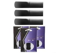 3PCS Resin Based Synthetic Sax Reeds Strength 1.5 2.0 2.5 for Alto Tenor Soprano Sax and Clarinet Practice (Clarinet)