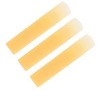 3pcs Resin Clarinet Reeds Replacement, Beige Three Pack