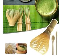 3PCS Resin Matcha Whisk Set Traditional Handcrafted Matcha Tea Mixer Reusable Green Tea Powder Whisk Chasen Brush Tools for Tea Ceremony