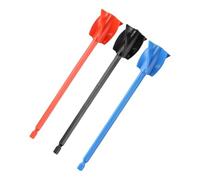 3pcs Reusable Epoxy and Paint Mixer Drill Attachment, ABS Plastic Mixer Paddles for Resin, Glaze and Stain, 6.49 Inch
