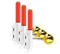 3PCS Reusable Fishing Rod/Pole Light Tip Led Electric Operated，Fising Glow Stick for Rod Tips with Battery in Night