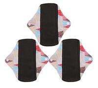 3pcs Reusable Sanitary Pads, Washable Cloth Menstrual Pads/Menstrual Towel/Sanitary Napkins, Sanitary Towels Sanitary Towels Pads - Super-Absorbent Menstrual Absorbent Pads for Women Teens(N45)