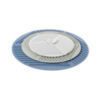 3pcs Reusable Silicone Bowl Lids, round Suction Covers | Oven Safe Trivet Function, Protects Countertops, Keeps Leftovers Fresh, Suitable for Mixing Bowls, Glass Cups and Meal Prep