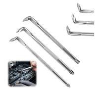 3PCS Right Angle Screwdriver S2 Steel Angled Screwdriver L Type Double Head Offset Magnetic Screwdriver 90° Offset Screw Driver with Phillips & Large Flat Head Screwdriver for Tight Spaces, 115mm