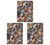 3PCS Rocks And Pebbles Car Air Freshener Hanging Scented Cards Cute Gray Car Fresheners Long Lasting New Cars Scents for Women Men Natural Air Freshener with Lanyard Automotive Freshies