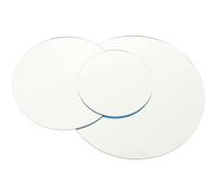 3pcs round Acrylic Reflective Mirror Board for Photo Studio | Silver Finish, Smooth Surface, Image, Suitable for Beauty Supplies and Small Online Product Shots