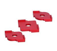 3Pcs Round Corner Template Woodworking Fillet Alloy Radius Jig, Router Corner Template with R5 R10 R15 R20 R25 R30 Scales, for Carpentry Engraving and Profiling