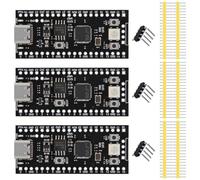 3Pcs RP2040 16MB Dual Core Board with Type-C USB 264KB SRAM for Raspberry Pi Pico Micropython RGB LED