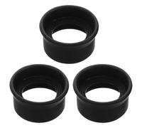 3pcs Rubber Eyecups 31-33mm Fit for Binoculars and Microscopes | Black Rubber, Replacement Friendly and Dust Shielding, for Field Research, Laboratory Use
