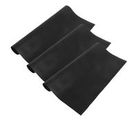 3pcs Rubber Floor Mat 10kv High Voltage Insulated Non-slip Pad | Shock Isolating Heavy Duty Rubber with Enhanced Grip, for Electricians and Industrial Safety Teams