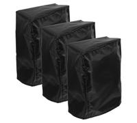 3pcs Rv Tongue Jack Cover Waterproof Oxford Cloth Black Protector