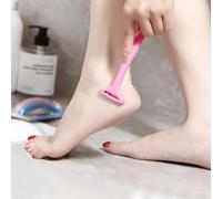 3PCS Safety Foot Scrubber Callus Remover for Feet Pedicure Tools for Feet, Heel Scraper Foot Exfoliator Tool Self Care Items Elderly Must Haves Fathers Day, Birthday, Gifts, Pink