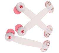 3pcs Safety Strap Locks for Cabinet Doors, Pink Rounded