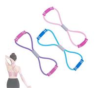 3PCS Saludea Resistance Band, Saludea Figure 8 Resistance Band with Handles, Resistance Fitness Exercise Loop Bands, Non-Slip Exercise Bands, Stretch Fitness Strap for Full-Body Workouts