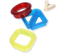3PCS Sandwich Cutter and Sealer, Biscuit Cutter Decruster Sandwich Maker Round Square Triangle Shapes Fruit and Vegetable Cookie Cutters Sandwich Decruster Pancake Maker for Kids Bento Box