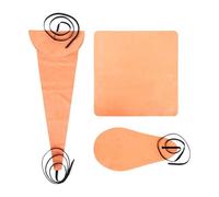 3Pcs Sax Saxophone Cleaning Cloth Tube Inside Clean Rag Pull Through Cleaning Cloth Instrument Cleaner For Inside Tube