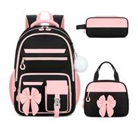 3PCS School Bags Set for Cool Girls, Cute Kids Backpack for Primary School