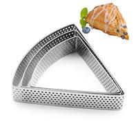 3PCS Scone Cutters for Baking Triangle, Triangle Cookie Cutter for Scones, Equilateral Triangle Cookie Cutter Set, Ideal Baking Tool for Scones for Scones, Pastries, Desserts