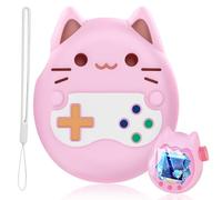 3Pcs Screen Protector for Tamagotchi Paradise, Silicone Case Cover with Lanyard, Non-Scratch Clear Film, Accessories for Tamagotchi Paradise, Shockproof Full-Body Skin