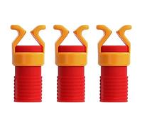 3Pcs Screw Holder Clamper Plastic Universal Screw Claw Gripper Fixing Set Woodworking Tool 40 x 18 mm Red