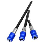3Pcs Screwdriver Bits Holder 1/4 Inch Hex Shank Magnetic Extension Bar