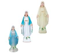 3pcs Sculpture The Holy Bottle Jesus Statue Christmas Decorations Outdoor Outdoor ? Plastic Vintage Mother Model