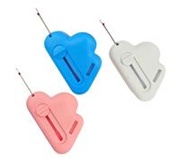 3PCS Seam Guide, 2-in-1 Adjustable Seam Guide with Build-in Seam Ripper, for Precise Sewing and Pleating, Suitable for Sewing Machine Accessories. (Blue, Pink, White)