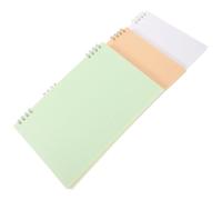 3pcs Sectioned Spiral Notebook for Creative Writing and Listing Ideas