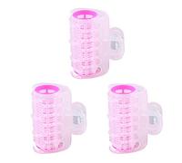 3pcs Self Grip Hair Rollers Salon Hairdressing Curlers DIY Curling Tool for Styling Easy to Use No Harm Works on Dry Wet Long Short