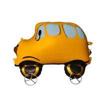 3PCS Self Standing Large Dinosaur Animal Balloon - Walking With Wheels, Capybara Pirthday Decorations Walking Balloon, Foil Fun Pet for Kids - Jungle Theme Party Supplies Decor