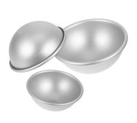 3pcs Semicircular Cookie Mold Aluminium Alloy Non Stick Reusable