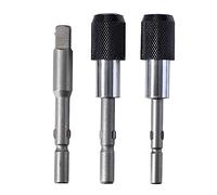 3Pcs/Set 801 802 to 1/4 Inch Shank Screwdriver Bit Holder Quick Release Electric Drive Drill Tools Locking Extension