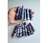 3Pcs Set Amethyst Crystal Points, Amethyst Wands, Large Amethyst Crystal Tower, Amethyst Obelisk, Dream Amethyst Wand, Crystal Points