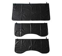 3Pcs Set Automotive Fender Covers Magnetic PU Leather Car Fender Cover Work Mat, Car Protector Mat Pad with Hooks Size M
