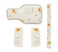3Pcs/Set Baby Pram Cart Armrest Covers Shoulder Pad and Crotch Protections Sleeve for Infants Strollers Accessories
